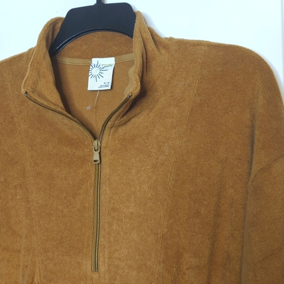 Aerie Offline Summer Lights Quarter Zip Oversized Terry Sweatshirt NWOT M - Picture 7 of 14